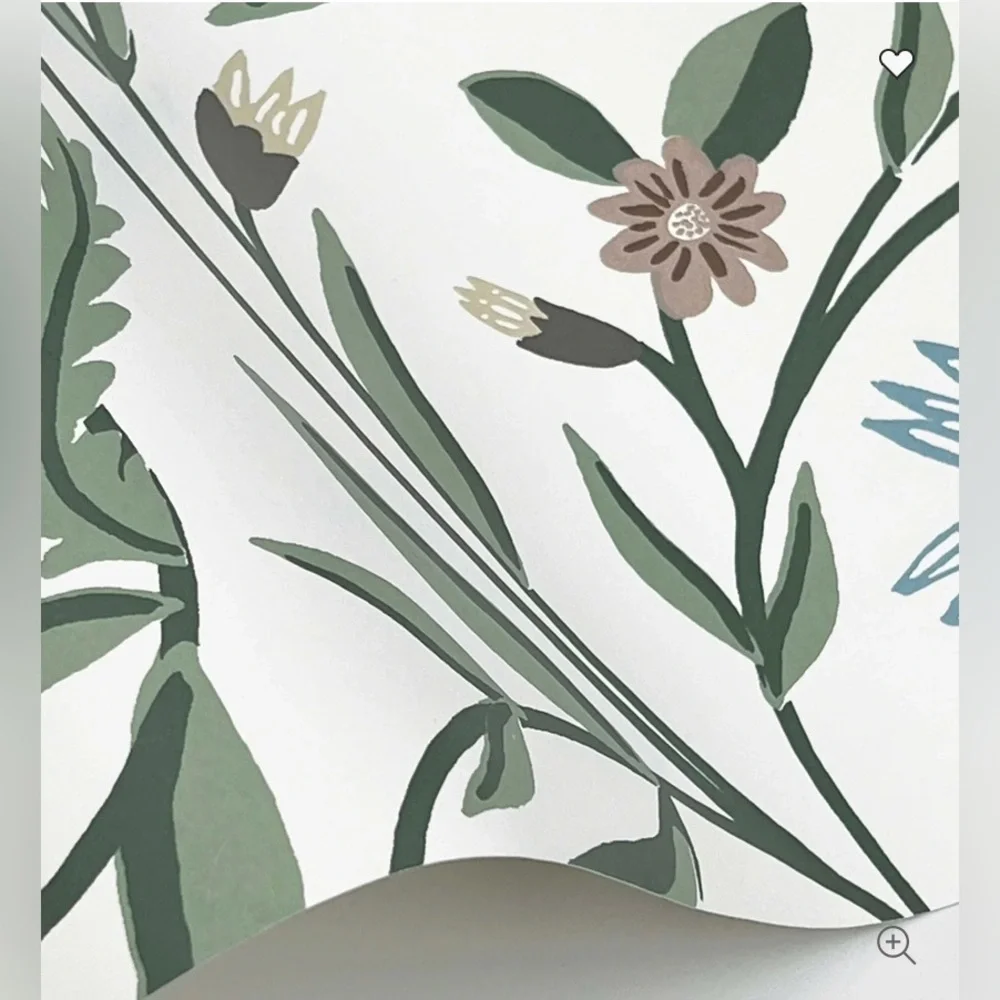 NEW (1 roll) Rifle Paper Co. Aster Wallpaper
